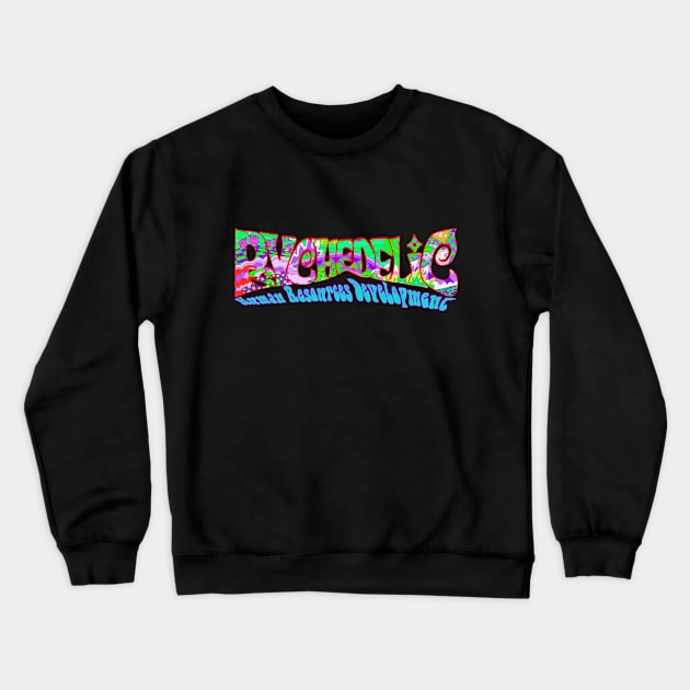 Psychedelic Crewneck Sweatshirt by Amberstore